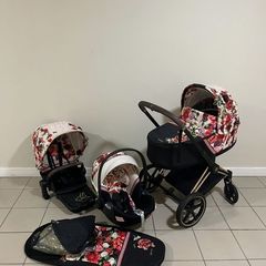 Cybex Platinum Priam Buggy Spring Blossom Travel System