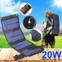 USB Foldable Solar Panel portable Flexible Small 5V Folding Solar Panels Cells For mobile phone Battery Charger