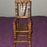 Vintage folk art miniature rocking chair Image 3