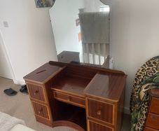dresser with mirror