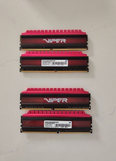 16GB DDR4 (2 pairs/ 32gbs)