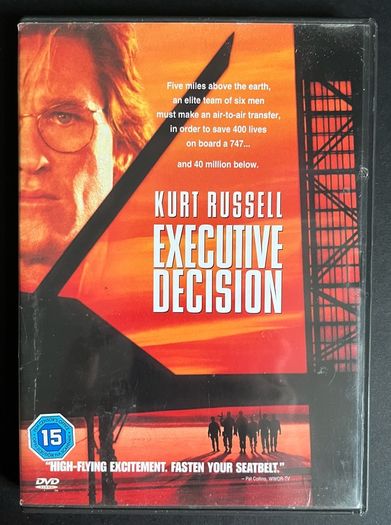 Executive Decision. DVD Movie. Staring Kurt Russell & Steven Seagal.