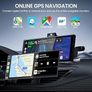 10.26'' Wireless Carplay & Android Auto, Apple Car play Screen with 4K Front & 1080P Rear Camera, Car Tablet Pro Max Touchscreen, 64G with GPS Navigation, Airplay, Mirror Link Image 3