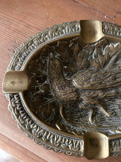 Vintage Brass Ashtray