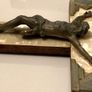 French Art Deco Wall Crucifix 1930s Image 5