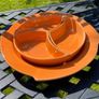ceramic - mid century serving dish set Image 2