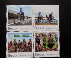 Irish Stamp set 2016.Cycling.MNH.