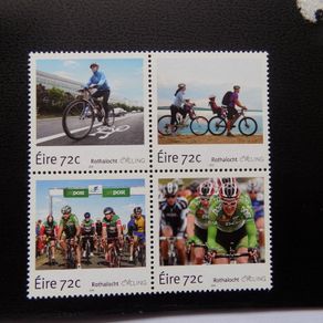 Irish Stamp set 2016.Cycling.MNH.