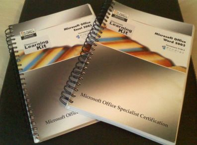 Microsoft Office Specialist (MOS) Learning Kits for Word 2003 & Excel 2003