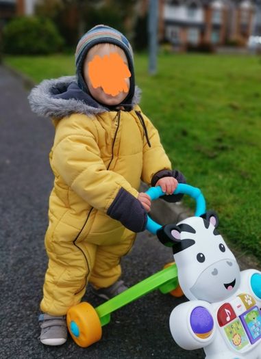 One piece winter suit set of 2 for twins