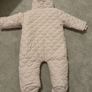 Mamas&Papas  Baby Quilted Fleece Lined All-In-One Pramsuit 6-9m Image 2