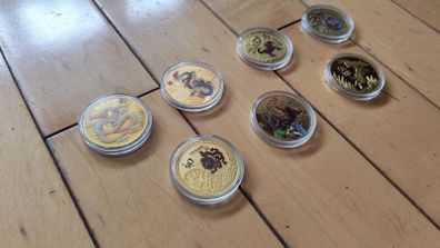 Decorative Chinese Metal Gold Coins