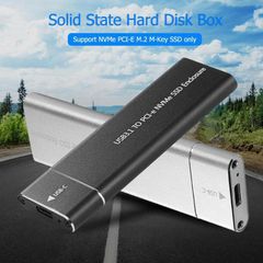 M.2 NVMe PCI-E (M-Key/B&M-Key) SSD to USB 3.0 (Type-C) Gen 2 (UASP) (10Gbps) Aluminum External Enclosure (Brand New/Warranty)