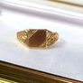 Vintage Gentlemans Signet Ring Image 9