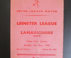 Leinster League V Lanarkshire Inter-league 1956