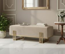 Aurora Modern Extended 100cm Upholstered Banch Sale