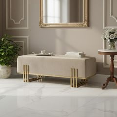 Aurora Modern Extended 100cm Upholstered Banch Sale