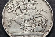 Great Britain 1893 Silver Crown Coin
