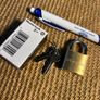 30mm Brass Padlocks x 10 Image 3