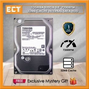 Toshiba 500GB 3.5" 7200rpm SATA HDD Desktop Pc