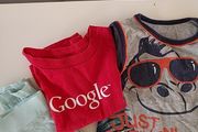 Google t-shirt, leggings and a vest (set of 3)