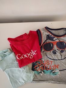 Google t-shirt, leggings and a vest (set of 3)