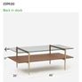 West Elm glass top Coffee Table 'Mid Century Art Display' Image 4