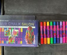 Hair chalk and air markers
