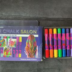 Hair chalk and air markers