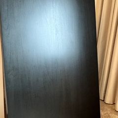 IKEA LACK Coffee table, black, 118x78 cm - with DENT, otherwise like-new