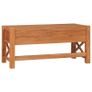Desk with 2 Drawers 100x40x45 cm Recycled Teak Wood Image 5