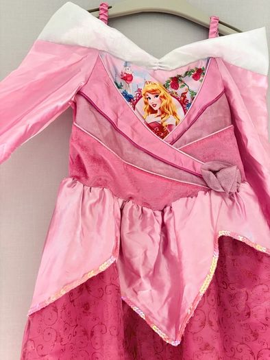 Girls Disney Aurora Sleeping Beauty fancy dress costume