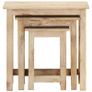 Nesting Tables 3 pcs Solid Mango Wood Image 2