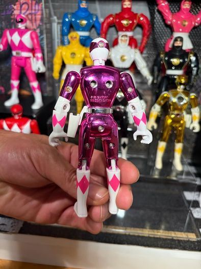 1995 Power rangers movie Bandai  metallic Rangers 6 rangers