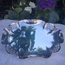 Viner's Quatrefoil Art Deco Footed Sterling Silver Dish(338 grams) Image 4