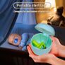 Portable Dummy Steriliser, Mini UV-C Sanitizer Box for Pacifier, 99.99% Sterilization in 3 Mins, USB-C Rechargeable, Mini Sterilizer Box for Baby Pacifier, Bottle Nipples and More Image 6