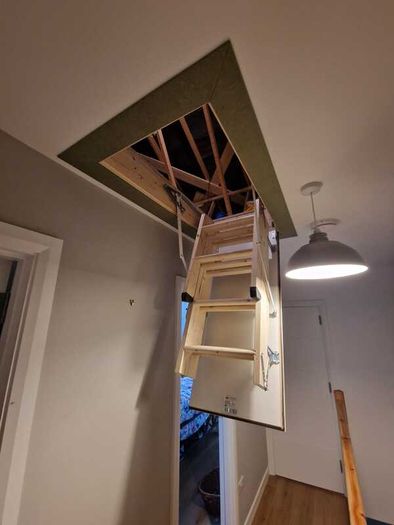 Attic stairs/ attic ladder and flooring supplied and fitted