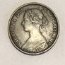 1864 Victoria Farthing Coin Image 2