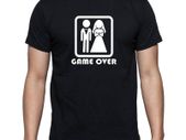 Game Over T-shirt Wedding Tee Stag Night T-shirt tee top shirt