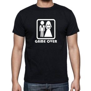 Game Over T-shirt Wedding Tee Stag Night T-shirt tee top shirt