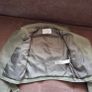 New STRADIVARIUS Olive Green Leather Jacket size XS Image 7