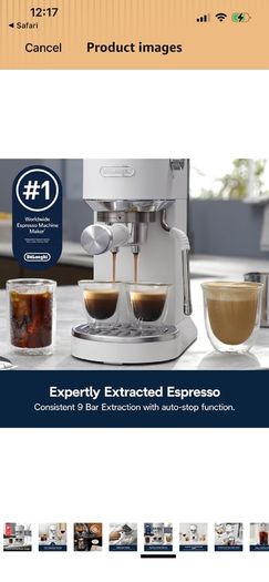Dedica Duo Espresso Machine, Hot, Iced, and Cold brew
