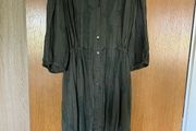 BA&amp;SH khaki dress size 3 . Uk 12-14