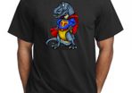 Super T-rex Funny Printed T-shirt Tee Top Great Birthday Gift Present Idea