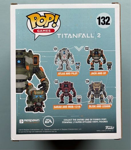 Funko Pop - Jack and BT 132 - Titanfall 2 Game - Vinyl Action Figure