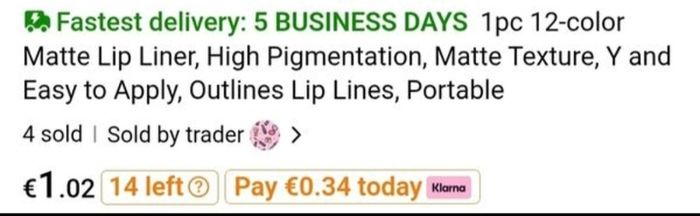 x10 Bundle - Brand New Society Matt Lip Liner - Variety Of Colours - 1.02 Each - RRP - 11.00