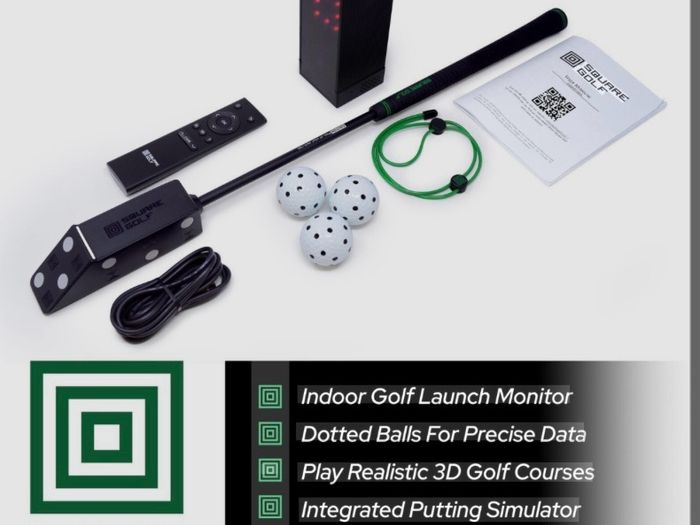 Square golf launch monitor