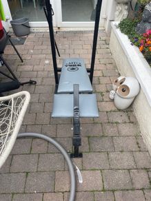 York weight bench + weights