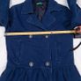 United Colors of Benetton Navy Blue Double Breasted Peplum Denim Jacket age 11-12/8UK/36EU Image 10