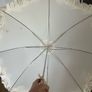 cream umbrella Image 2